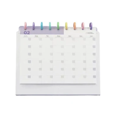 CADERNO INTELIGENTE PLANNER DE MESA CI WHITE - MEDIO CIMM3004