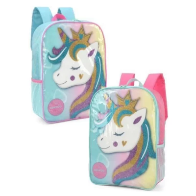 Mochila Escolar Infantil De Costas Unicornio Is37651 Luxcel