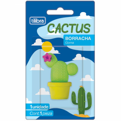 Borracha Cactos Tilibra - Cactus