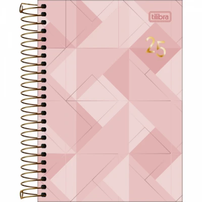 Agenda 2025 Spot Feminina Espiral 129x187mm - Tilibra