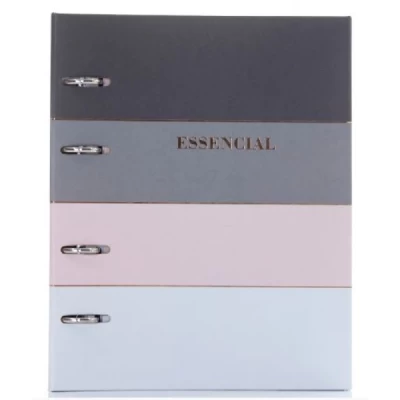 CADERNO ARGOLADO 90 GRS - ESSENCIAL.