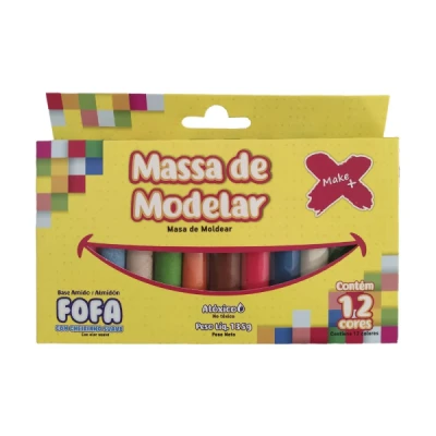 MASSA MODELAR 12 CORES 135GR MAKE +