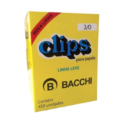 CLIPS GALV. 3/0 500 GR LINHA LEVE BACCHI