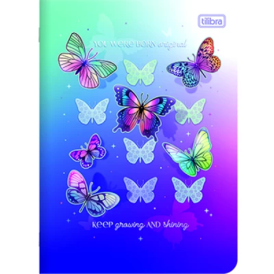 CADERNO GRAMPEADO FLEXÍVEL DAISY 32 FOLHAS - TILIBRA