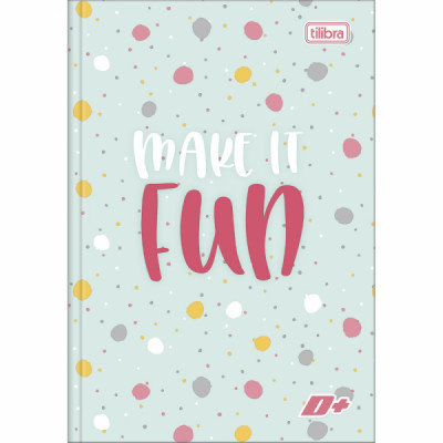 Caderno Brochura Capa Dura 1/4 D+ 48 Folhas - Tilibra