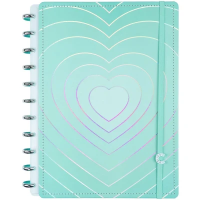 CADERNO INTELIGENTE TURQUOISE LOVE