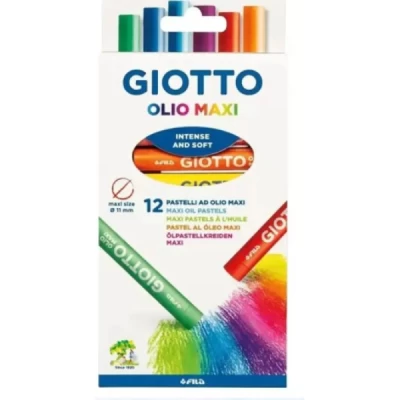 GIZ OLEO PASTEL 12 CORES - GIOTTO