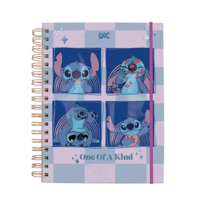 CADERNO SMART COLEGIAL 10 MATÉRIAS COM 80 FOLHAS TIRA E PÕE DISNEY STITCH - 4072