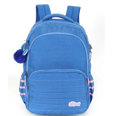 Mochila Stitch G Azul com Compartimento para Notebook - Luxcel