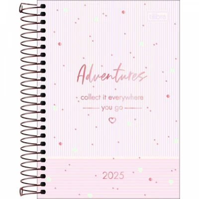 Agenda 2025 Soho Espiral 129x187mm 176 folhas - Tilibra