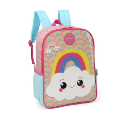 Mochila Infantil Arco Iris Unicórnio Petit Up4you - Luxcel