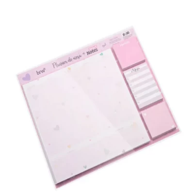 Planner de mesa c/ 3 smart notes 280x240mm - s2 - 54 fls - BRW NB6021