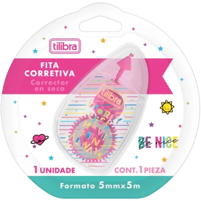 Corretivo em Fita 5mmx5m Be Nice - Tilibra