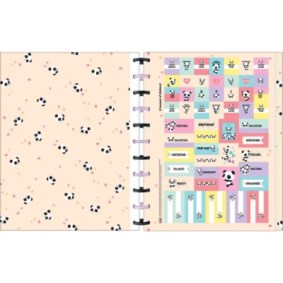 CADERNO TILIDISCO CAPA DURA UNIVERSITÁRIO 10 MATÉRIAS LOVELY FRIEND 160 fls Tilibra