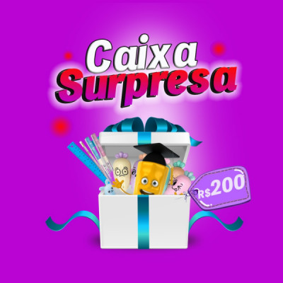 Caixa Surpresa Papelaria Dani Presentes 200