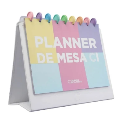 CADERNO INTELIGENTE PLANNER DE MESA CI WHITE - MEDIO CIMM3004