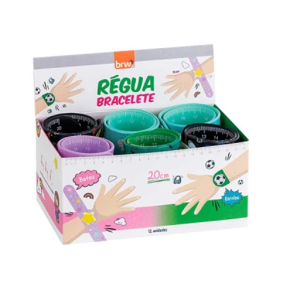 REGUA 20 CM BRW FLEXIVEL BRACELETE FUNNY RE0214 - BRW