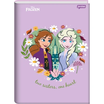 CADERNO BROCHURA 1/4 CD 80F FROZEN JANDAIA