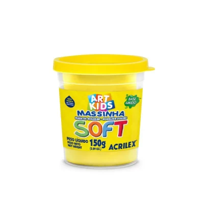 Massinha de Modelar Soft Acrilex Pote 150g