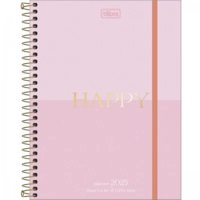 AGENDA ESPIRAL PLANNER HAPPY 2025 M7 TILIBRA