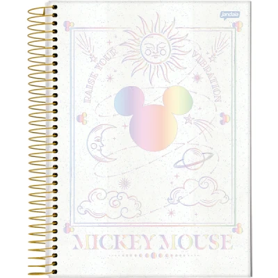 CADERNO 10MT 160F ESP CD UNIV CD MICKEY ARTS MAGIC JANDAIA