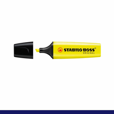 MARCA TEXTO STABILO BOSS 70/24 AMARELO FLUORESCENTE