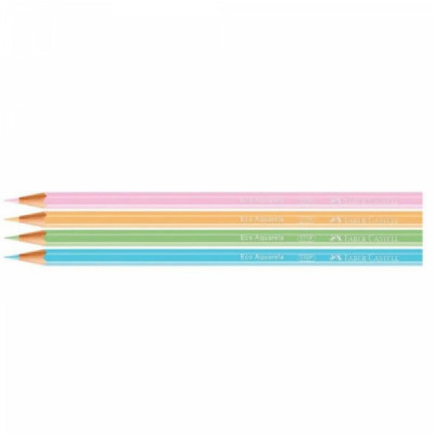 Lápis de Cor Faber Castell Tom Pastel Aquarelável 10 Cores + Pincel