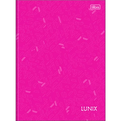 Caderno Brochura Capa Dura 1/4 Lunix 80 Folhas - Tilibra