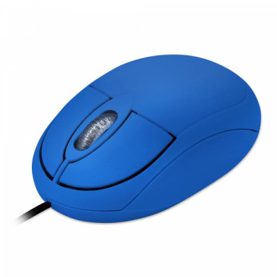 Mouse Multilaser Classic Box Óptico Full AZUL USB - MO305