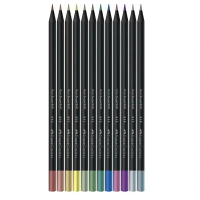 LAPIS DE COR C/12 SUPERSOFT METALICA 120712SOFTMET FABER-CASTELL