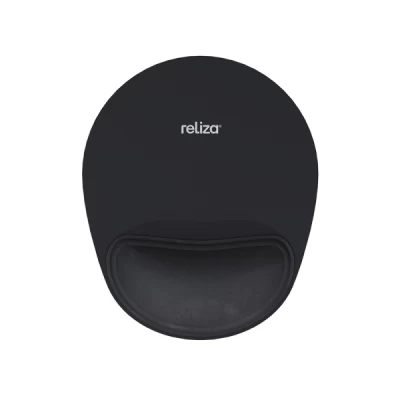 Mousepad Ergonômico Comfort Preto - Reliza ref21254