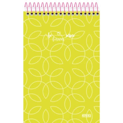 CADERNO ESPIRAL 1/4 SUPERIOR 80FLS – BE MINE