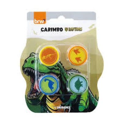 CARIMBO PLÁSTICO INFANTIL - XTREME - BLISTER C/ 4UN CB2127 BRW