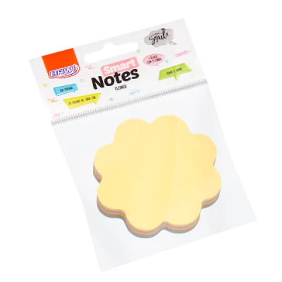 Bloco smart notes flower 70x70mm flor - pastel - 100fls - 1bloco - BA0007