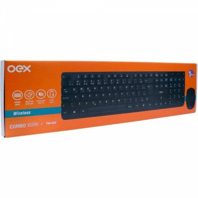 KIT MOUSE + TECLADO SEM FIO NWORK TM-408 OEX