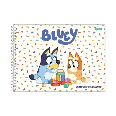 CADERNO DESENHO 80F ESP CD BLUEY JANDAIA