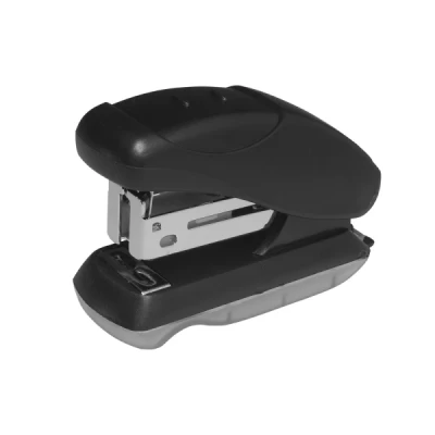 Grampeador plástico mini para 12fls - base de 6cm - cx c/ 1un (preto) BRW -GP0100