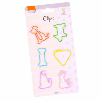 CLIPS P/PAPEL BEST FRIEND C/6 CL0700 BRW