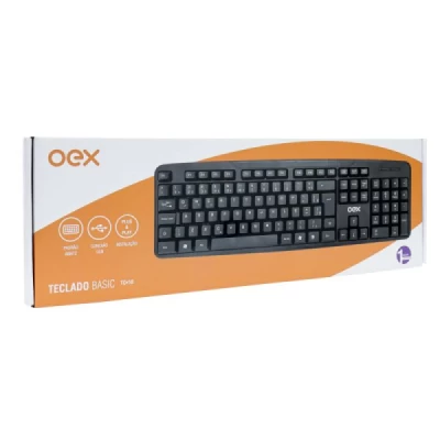 Teclado Básico com Conexão USB Padrão TC-10- OEX