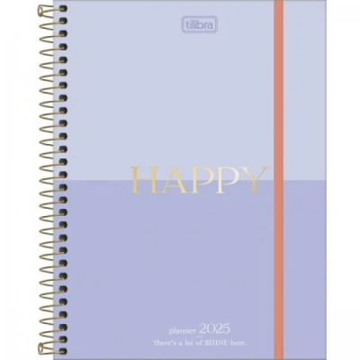 AGENDA ESPIRAL PLANNER HAPPY 2025 M7 TILIBRA