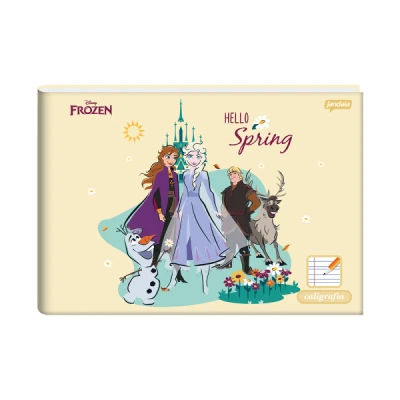 Caderno de Caligrafia 1/4 Frozen 40 Folhas Jandaia