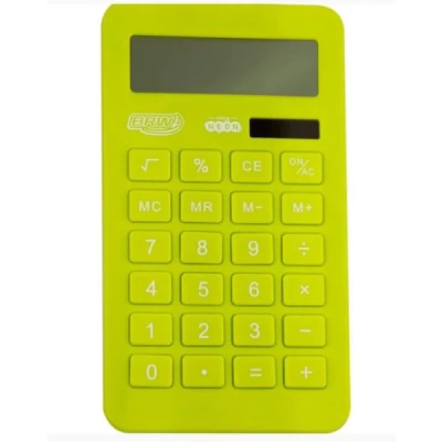 CALCULADORA FUN VERDE NEON BRW 10 DÍGITOS - CC3002