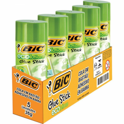 Cola Em Bastao Ecolutions 36 Gramas Bic