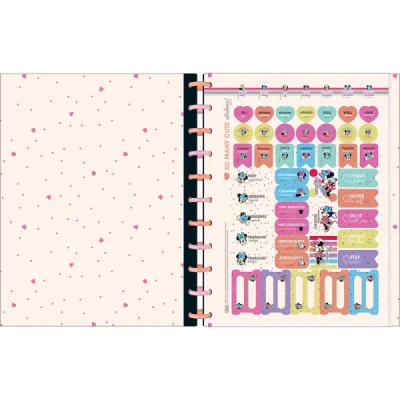 Caderno Tilidisco Capa Dura Universitário 10 Matérias Minnie 160 Folhas - Tilibra