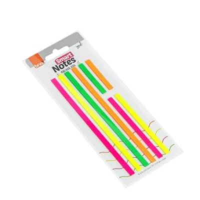 Bloco smart notes marca-texto - colorido neon - 20fls - 8 blocos - BA1060