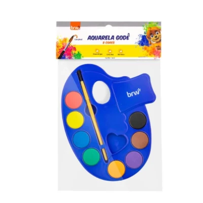 AQUARELA GODE 8 CORES AQ0001 - BRW