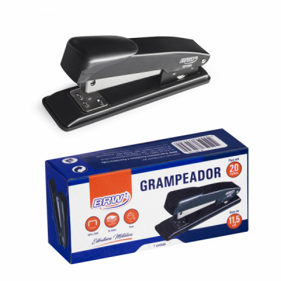 GRAMPEADOR DE METAL P/20 FOLHAS – BASE 11,5 CM – COD GP1000 – BRW