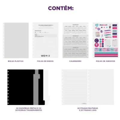 CADERNO INTELIGENTE MEDIO ONYX 80FLS UNIDADE CIMD3120 - CADERNO INTELIGENTE