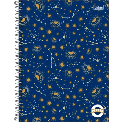 CADERNO ESPIRAL CD UNIVERSITÁRIO 20 MATÉRIAS PEPPER FEMININO 320 FLS TILIBRA