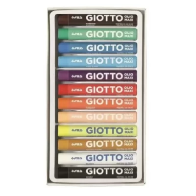 GIZ OLEO PASTEL 12 CORES - GIOTTO